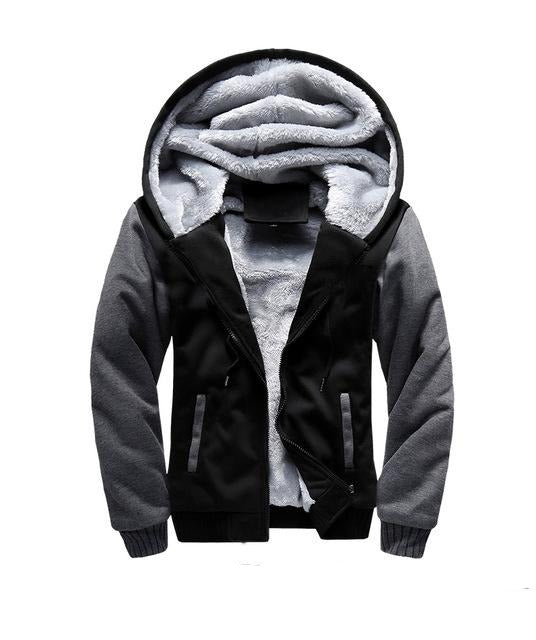 Bomber jacket men sweatshirts hoodies coat warm sportwear tracksuit