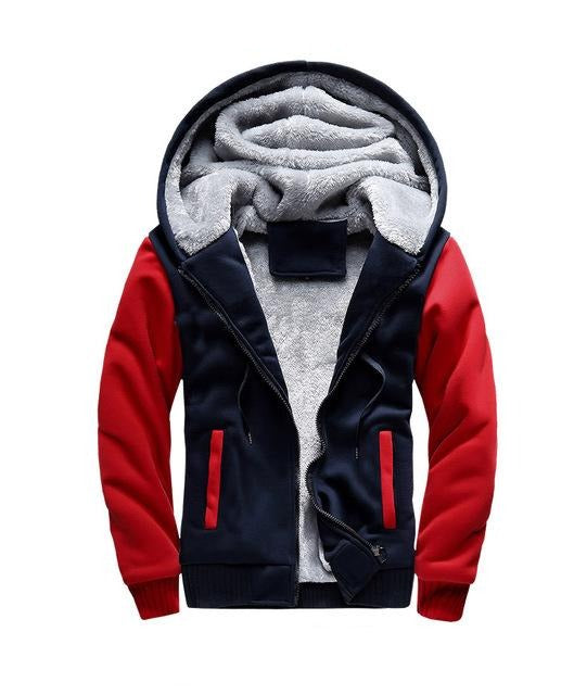 Bomber jacket men sweatshirts hoodies coat warm sportwear tracksuit