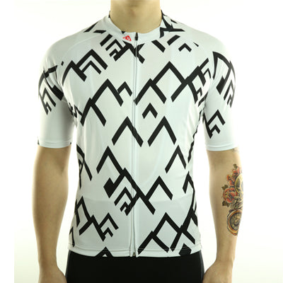 Cycling jersey men bicycle clothing short sleeve red color