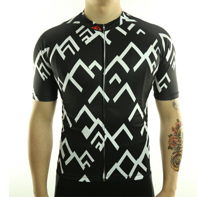 Cycling jersey men bicycle clothing short sleeve red color