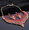 Dubai jewelry sets bridal wedding necklace earrings big crystal African gifts