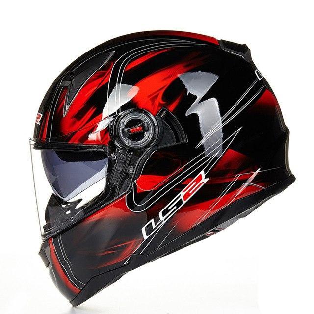 full face motorcycle helmet racing fiberglass with sun shield airbag