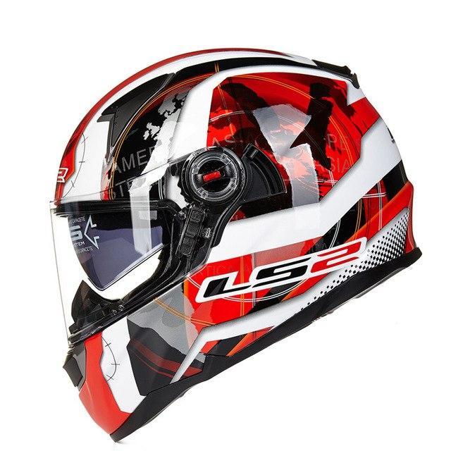 full face motorcycle helmet racing fiberglass with sun shield airbag