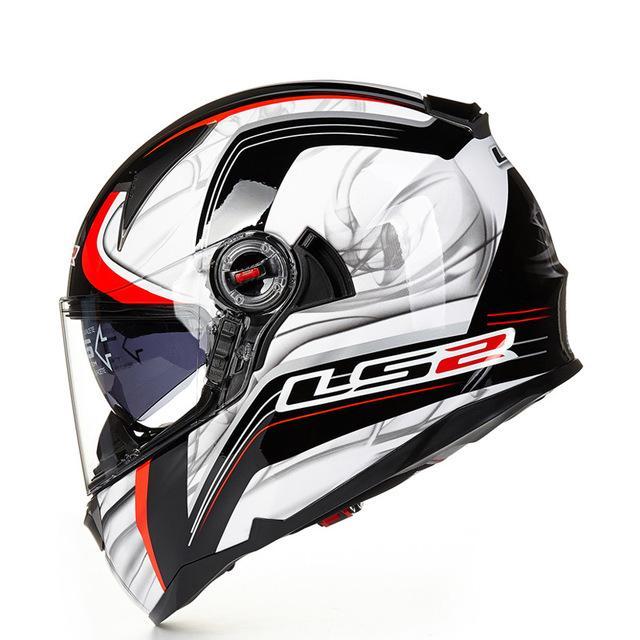 full face motorcycle helmet racing fiberglass with sun shield airbag