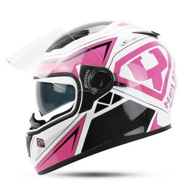 Full face vespa helmet motorcycle dual lens scooter helmets motoqueiro