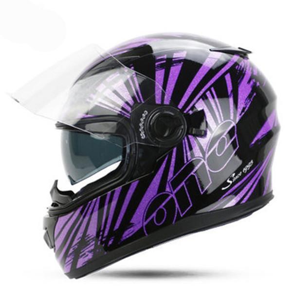 Full face vespa helmet motorcycle dual lens scooter helmets motoqueiro