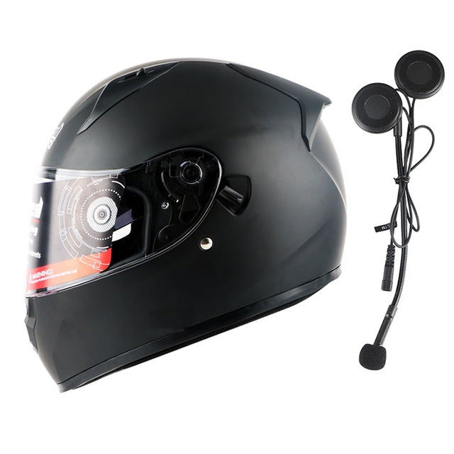 Vintage motorcycle helmet full face skull motorbike Vespa helmets dual lens racing