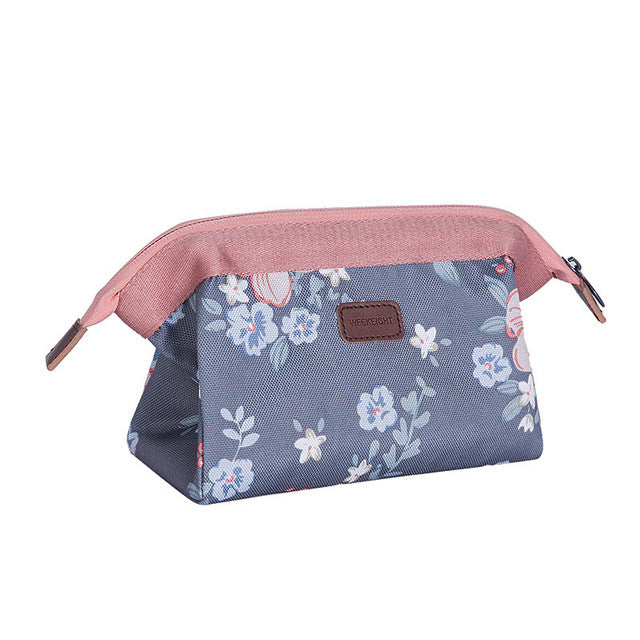 Cosmetic bag women beauty portable cute multifunction pouch toiletry