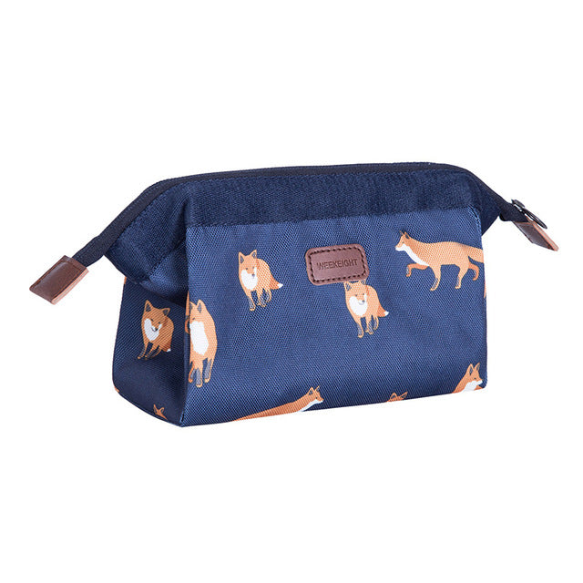 Cosmetic bag women beauty portable cute multifunction pouch toiletry