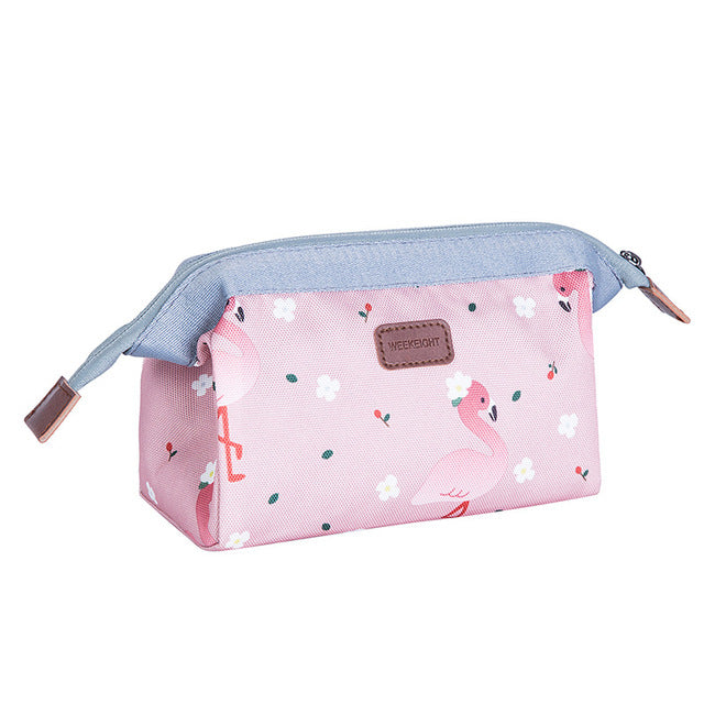 Cosmetic bag women beauty portable cute multifunction pouch toiletry