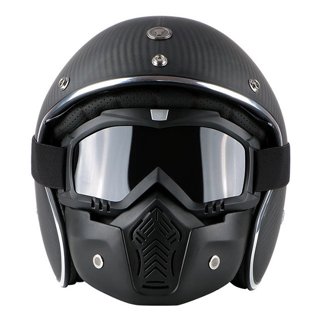 Vespa helmet motorcycle vintage scooter helmets open face visor jet style