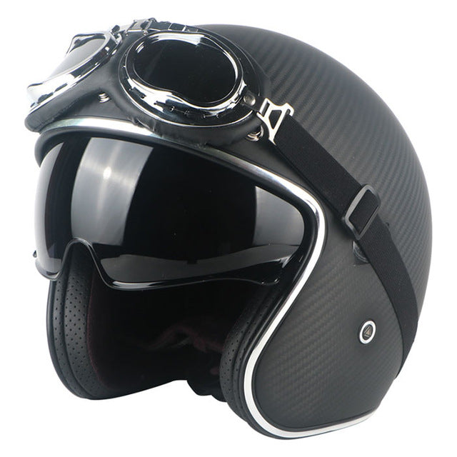 Vespa helmet motorcycle vintage scooter helmets open face visor jet style