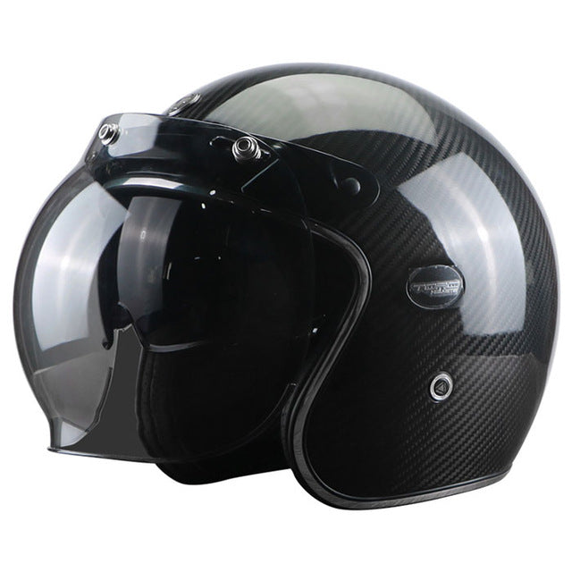 Vespa helmet motorcycle vintage scooter helmets open face visor jet style