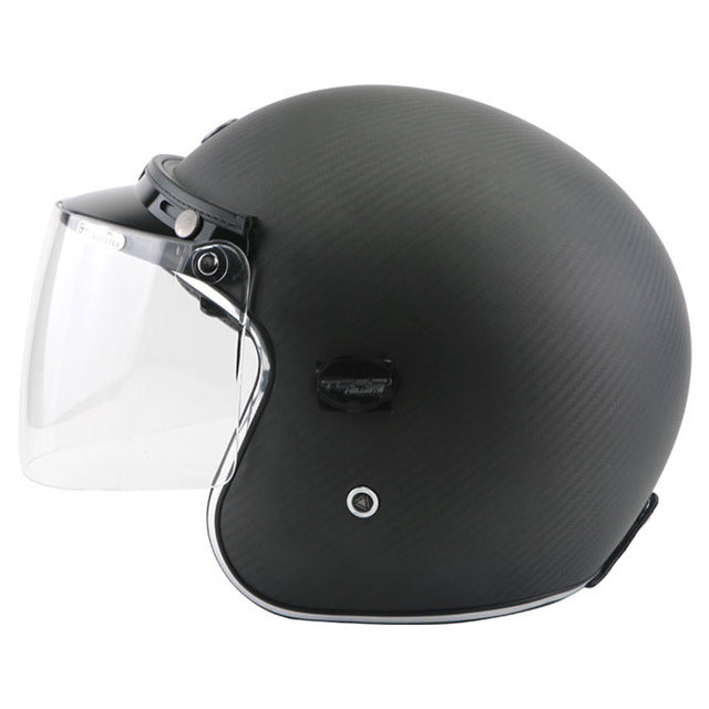 Vespa helmet motorcycle vintage scooter helmets open face visor jet style