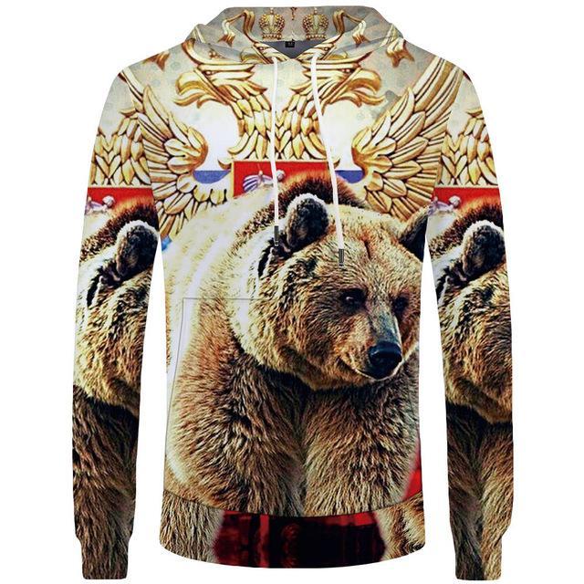 Sweatshirt hoodie men 3d world map cool anime clothing