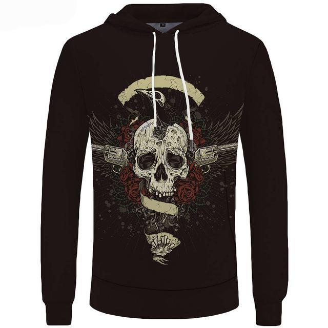 Sweatshirt hoodie men 3d world map cool anime clothing