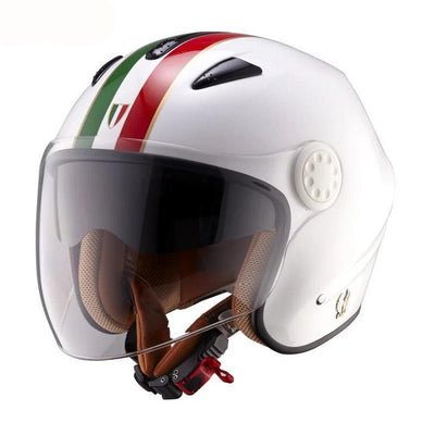 Vespa helmet motorcycle jet retro vintage helmets open face motocross scooter