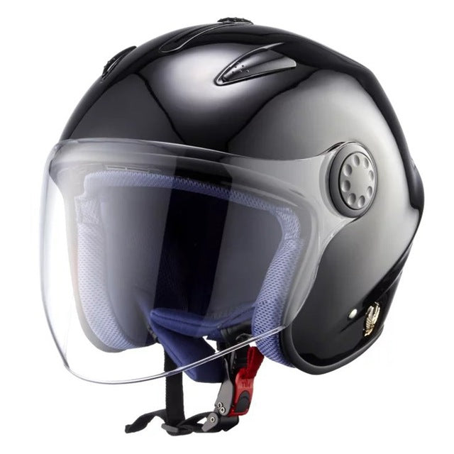 Vespa helmet motorcycle jet retro vintage helmets open face motocross scooter