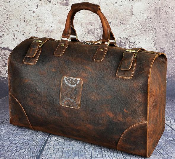 Luggage Bag Leather travel bags Large HandBag