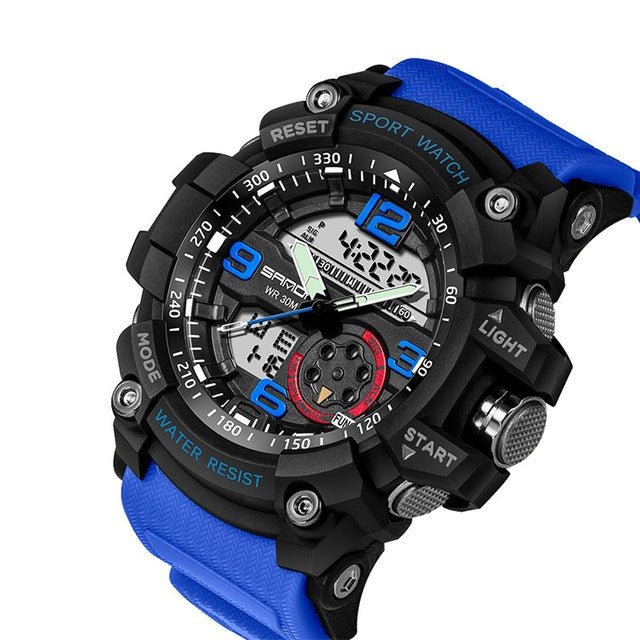 Men Sports Watches Military Watch Electronic LED Digital Wristwatches Man Relogio Masculino