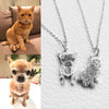 925 silver jewelry DIY dog pendant charm necklaces pet jewelry