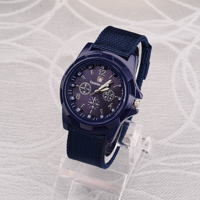 military watch men tactical wrist watches army navy sports nylon band