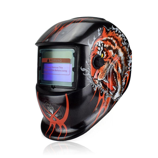 Tiger solar mask welding helmet weld grind UV IR preservation for welding