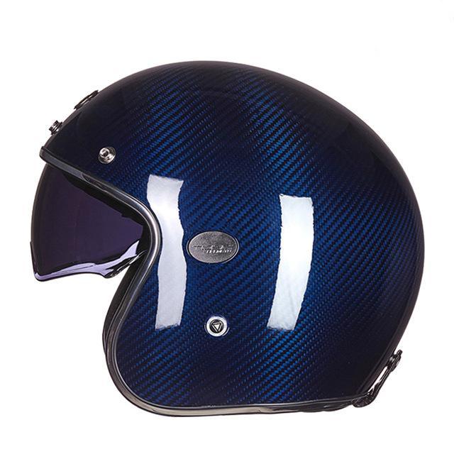 Vespa helmet motorcycle vintage scooter helmets open face visor jet style
