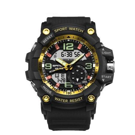 Men sport wristwatch LED digital quartz watch waterproof relogio
