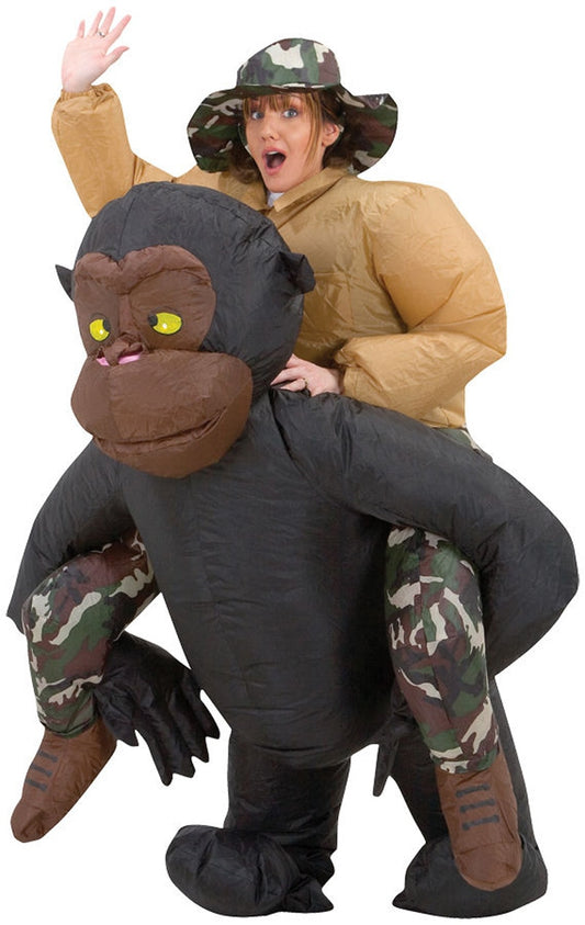 Halloween gorilla costume animal cosplay inflatable adult party club bars