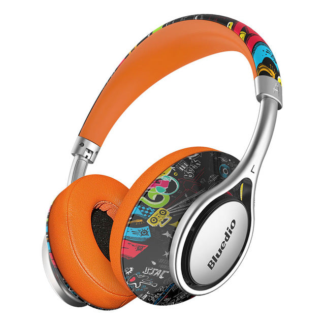 Wireless headphones headset bluetooth for phones music fashion teenage