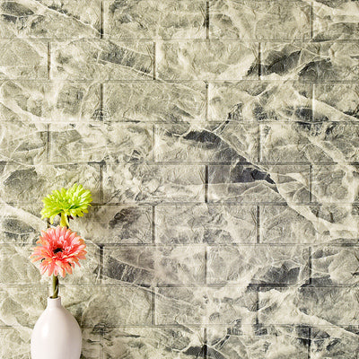 3D brick wallpaper wall stickers diy self adhesive foam waterproof living room home decor