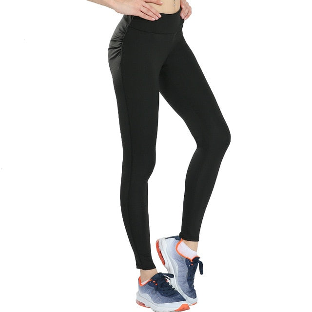 Sexy yoga pants black fitness leggings high waist push up perfect workout fashion
