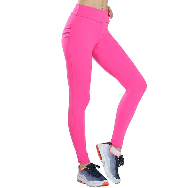 Sexy yoga pants black fitness leggings high waist push up perfect workout fashion