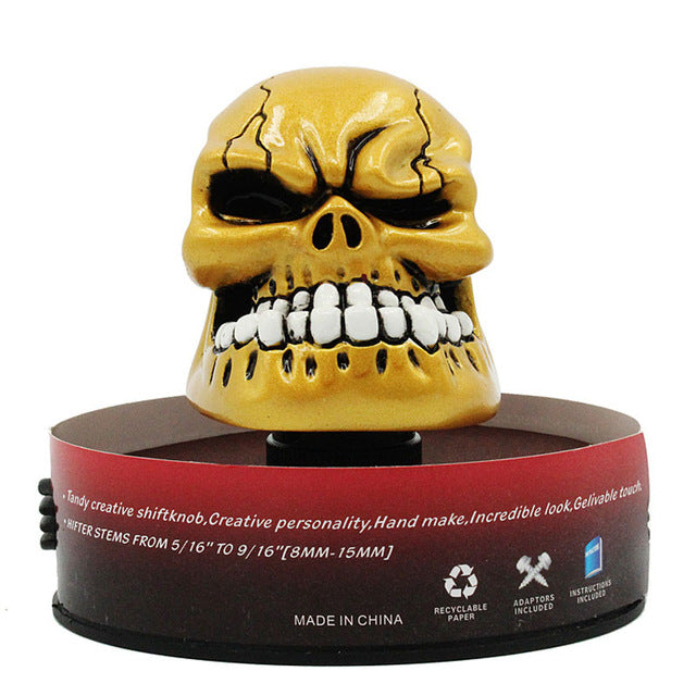 Custom Shift Knobs Skull Head Gear Shift Knob Car Interior Accessories