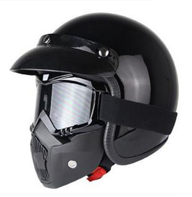 Vega helmet scooter motorcycle vintage 3/4 open face for biker