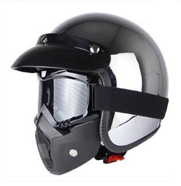 Vega helmet scooter motorcycle vintage 3/4 open face for biker