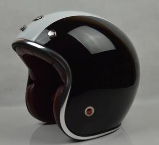 3/4 open face vintage motorcycle helmets retro scooter helmet jet racing road