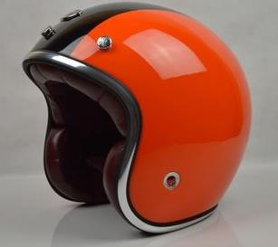 3/4 open face vintage motorcycle helmets retro scooter helmet jet racing road