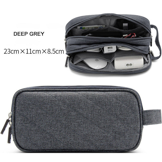 Storage bag portable travel digital gadgets bags accessories organizer pouch