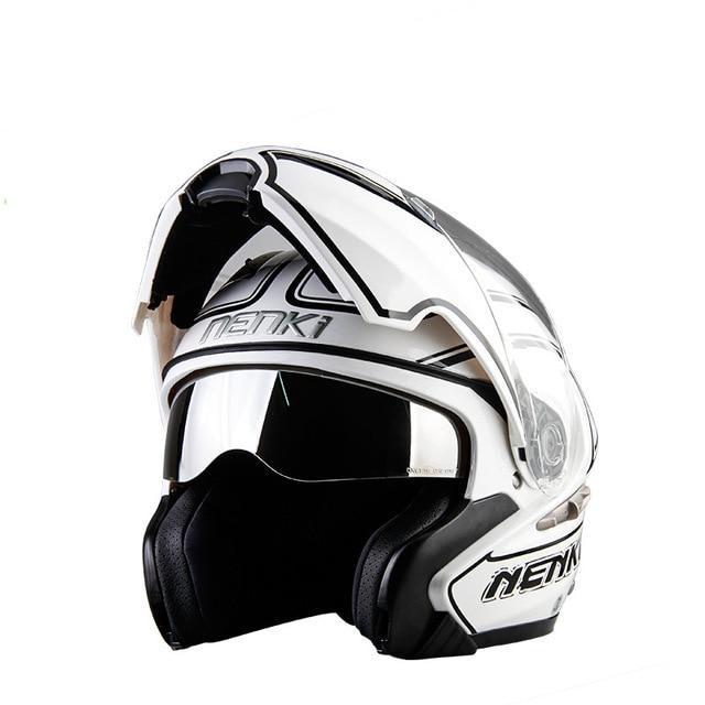 New open full face motorcycle helmets flip up moto casque classic crash helmet