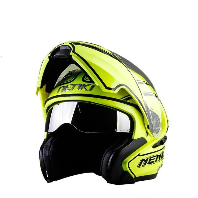 New open full face motorcycle helmets flip up moto casque classic crash helmet