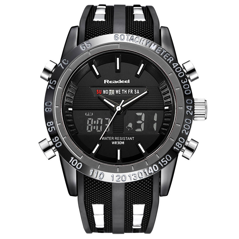 Men sports watches digital military wristwatches LED Display relogio masculino
