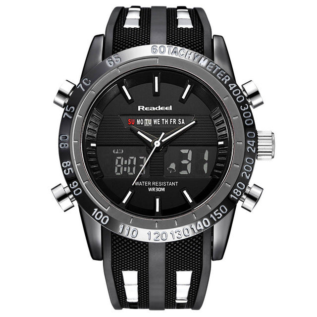 Men sports watches digital military wristwatches LED Display relogio masculino