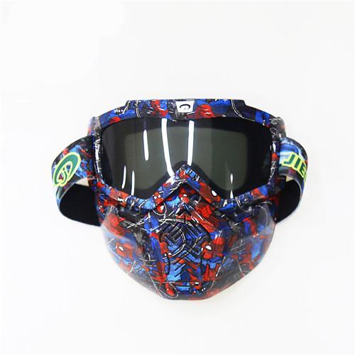 Vintage Motorcycle Helmets Goggles Half Face Helmets Motorbike Motocross Sunglasses