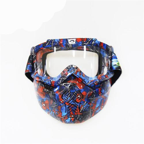 Vintage Motorcycle Helmets Goggles Half Face Helmets Motorbike Motocross Sunglasses