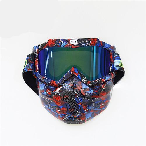 Vintage Motorcycle Helmets Goggles Half Face Helmets Motorbike Motocross Sunglasses