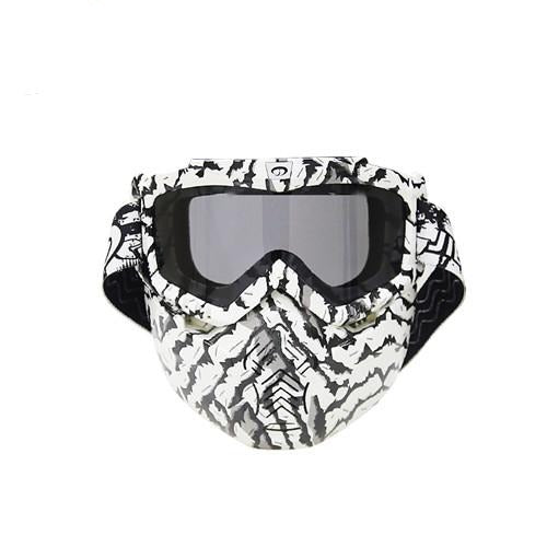 Vintage Motorcycle Helmets Goggles Half Face Helmets Motorbike Motocross Sunglasses