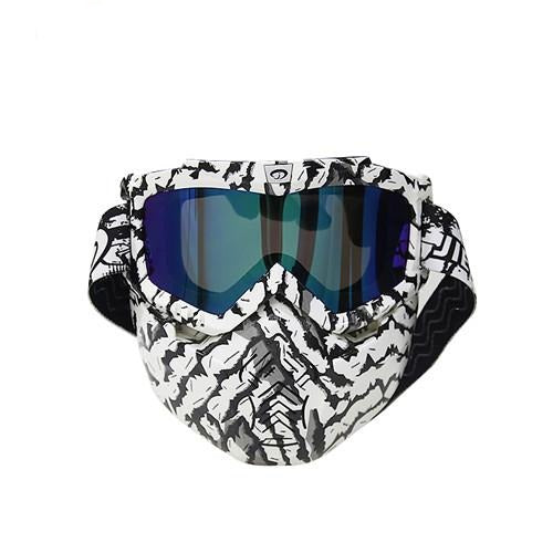 Vintage Motorcycle Helmets Goggles Half Face Helmets Motorbike Motocross Sunglasses