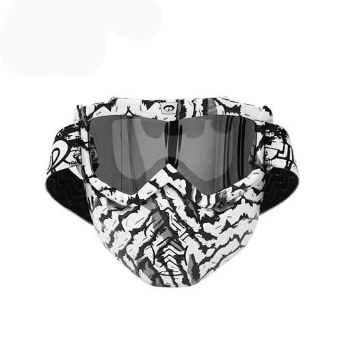 Vintage Motorcycle Helmets Goggles Half Face Helmets Motorbike Motocross Sunglasses